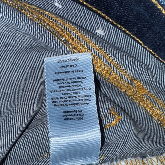 Talbots Dark‎ Blue Slim Ankle Jeans 12 - Picture 3 of 7